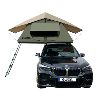 OWEN® two Tenda da tetto auto verde oliva